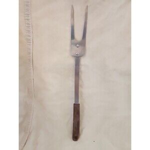 Vtg Kaylan Stainless Steel Meat Serving Fork 13” Utensil